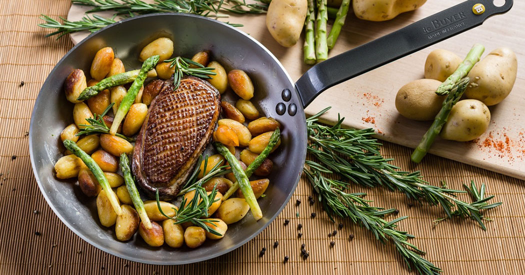 Sartenes, skillets y paelleras