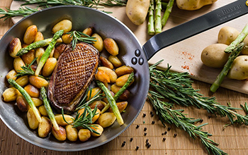 Sartenes, skillets y paelleras