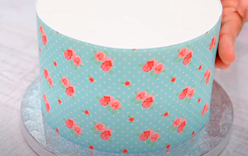 Papel de azúcar estampado