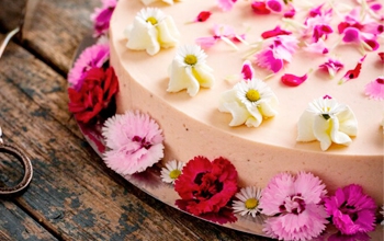 Flores comestibles naturales