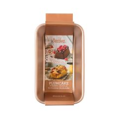 Molde rectangular antiadherente Gold Line 17 x 10 cm - Decora