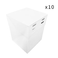 Cajas para tarta con 4 alturas ajustables 35 x 35 cm (10)