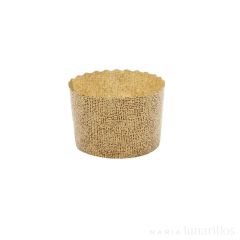 Moldes de papel fino para panettone 7 x 5 cm (80 g) (10)