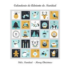Oblea calendario de adviento - María Lunarillos