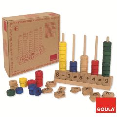 Ábaco de madera vertical - Goula