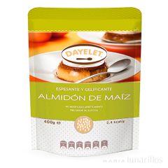 Almidón o fécula de maíz 400 gr - Sin gluten - Dayelet