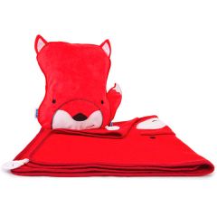Manta y almohada de viaje Zorro rojo - Trunki
