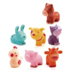 Animales bebés Troopo Farm 7 piezas - Djeco