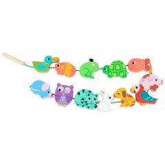 Animales mascotas de madera para coser - Vilac