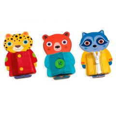 Animales de madera con broches de ropa Ziptou (3) - Djeco