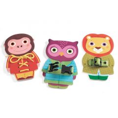 Animales de madera con broches de ropa Attachtou (3) - Djeco