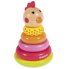 Apilable gallina de madera Baby - Goula