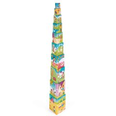 Juego de 10 prismas triangulares apilables Granja - Janod