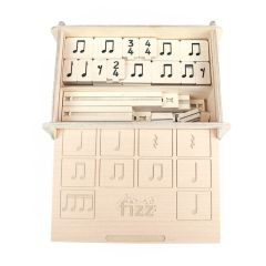 Set de madera para aprender lenguaje musical y ritmo - Fizz