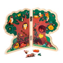 Árbol magnético de madera con animales - Janod