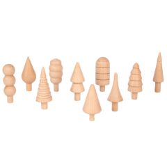 Árboles de madera natural (10) - TickiT