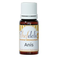 Aroma de anís 10 ml - Sin gluten - Chefdelíce
