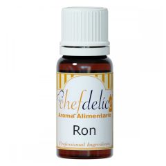 Aroma de ron 10 ml - Sin gluten - Chefdelíce