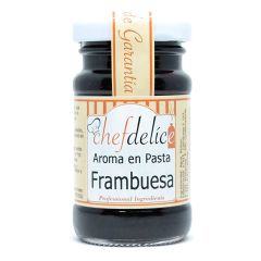 Aroma de frambuesa en pasta 50 g - Sin gluten - Chefdelíce