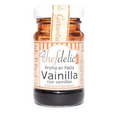 Aroma de vainilla con semillas en pasta 50 g - Sin gluten - Chefdelíce