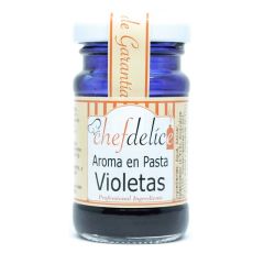 Aroma de violetas en pasta 50 g - Sin gluten - Chefdelíce