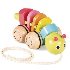 Arrastre de madera Gusanito baby - Goula