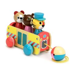 Arrastre de madera Tren de animales - Vilac