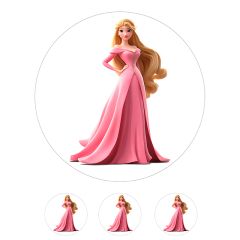 Papel de azúcar de la Princesa Aurora - 20 cm - María Lunarillos