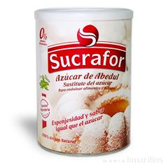Azúcar de abedul con Stevia 800 g - Sucrafor