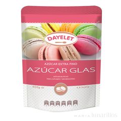 Azúcar glass extrafino 400 gr - Sin gluten - Dayelet