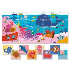 Baby Puzle El mar 32 piezas - Ludattica