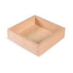 Bandeja de madera cuadrada 16 cm - Grapat