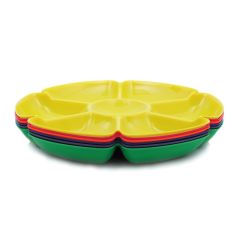 Bandejas de colores para clasificar Flor (6) - TickiT