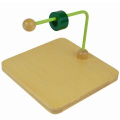 Guía horizontal recta de madera - Montessori