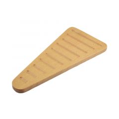 Base de madera con ranuras para escalera de perlas - Montessori