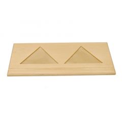Base de madera para 2 escaleras de perlas - Montessori