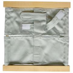 Bastidor de madera con velcro - Montessori