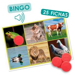 Bingo: sonidos de los animales y la naturaleza - Akros