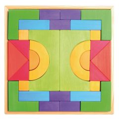 Bloques de madera colores arcoíris (30) - Grimm's