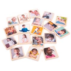 Bloques de madera Mis Emociones (18) - TickiT