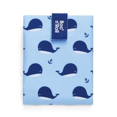 Bolsa reutilizable de tela Whales Boc'n'Roll Animals - Roll'eat