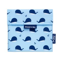 Bolsa reutilizable de tela Whales Snack'n'Go Animals - Roll'eat