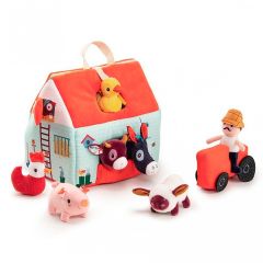 Bolso Mi primera granja de tela con animales - Lilliputiens