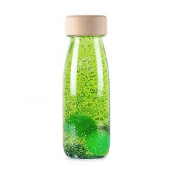 Botella sensorial flotante verde Float Bottle - Petit Boum