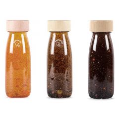 Botellas sensoriales Ground Float Bottles (3) - Petit Boum