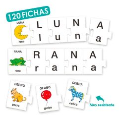 Juego de asociación: Busca las letras - Akros