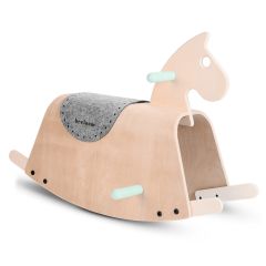 Caballo balancín de madera Sitter verde - Beeloom