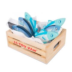 Caja de madera para mercado con pescado - Le Toy Van