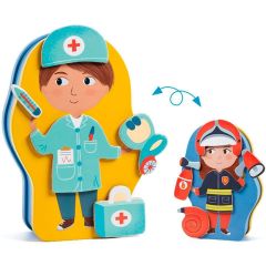 Caja metálica Inzebox profesiones - Djeco