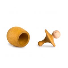 Cajita para tesoros de madera amarilla Little Things - Grapat